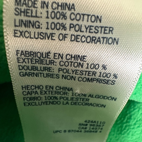 Y2k Baby OshKosh Overalls Vestbak Soft Flannel Fleece Lined - baby boy Size 9 M - Picture 7 of 7